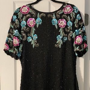 Beaded Vintage Sequin Dress